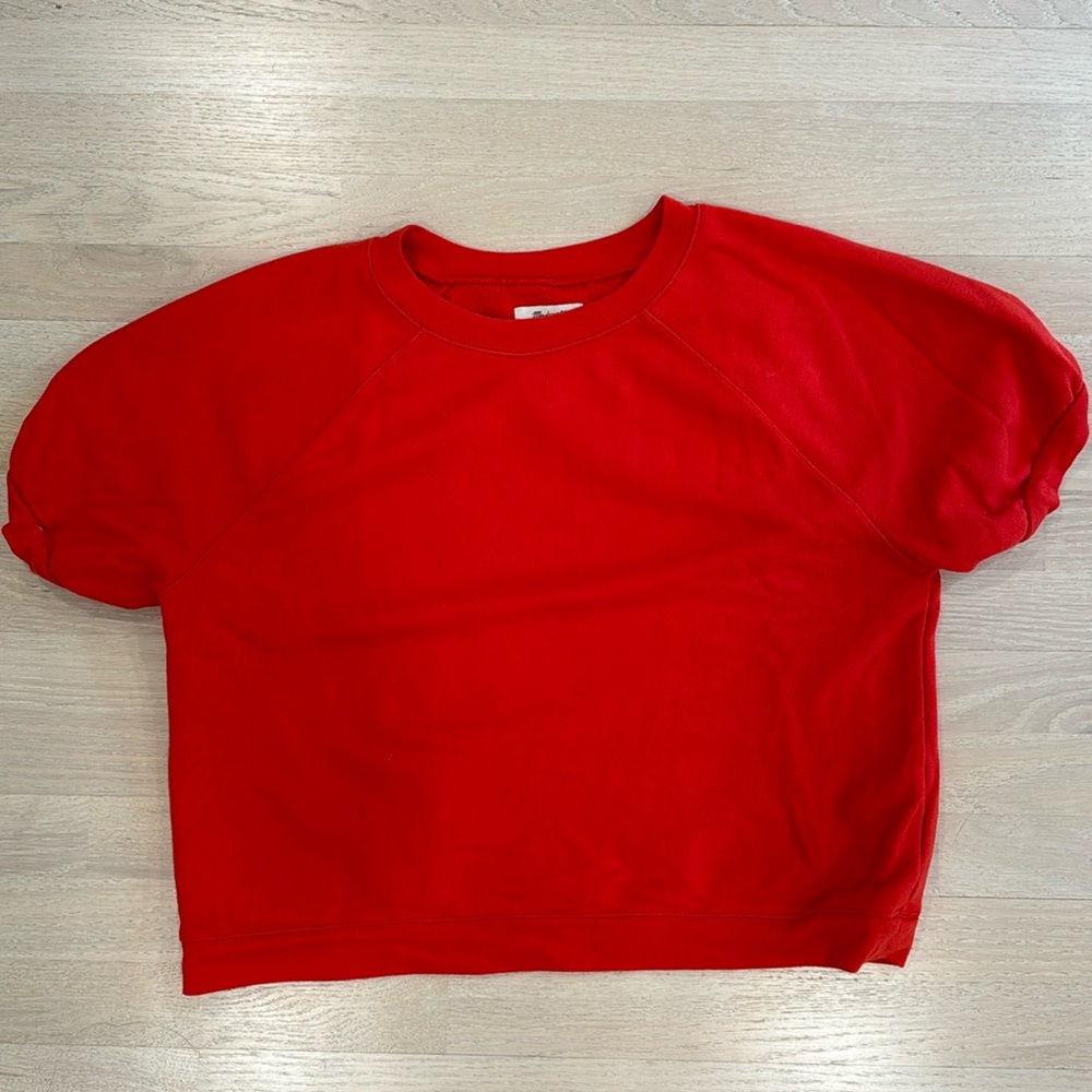 Madewell balloon sleeve sweatshirt